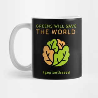 Vegan for the planet, Plant based diet design Mug